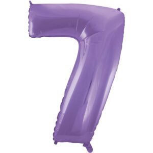 PALLONE MYLAR N 7 VELVET LILAC 40 POL 101 CM