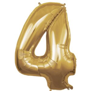 PALLONE MYLAR N 4 ORO 40 POL 101 CM