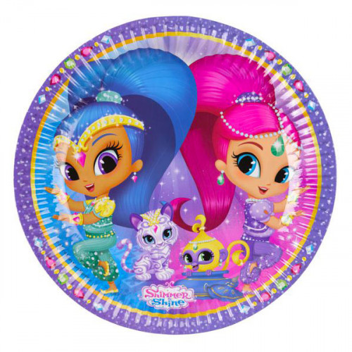8 Piatti Shimmer e Shine 23 cm
