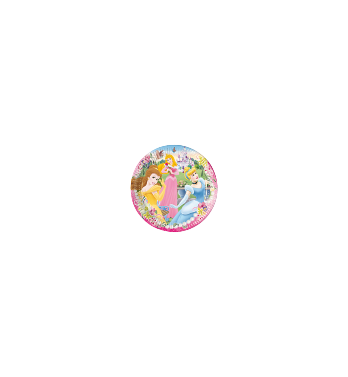 10 Piattini Principesse 19.5 cm
