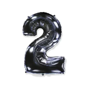 Pallone Mylar Foil Nero N 2 1 Mt