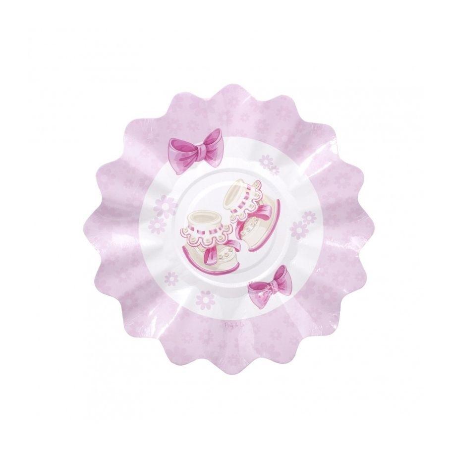 8 Piatti Baby Rosa 21 cm