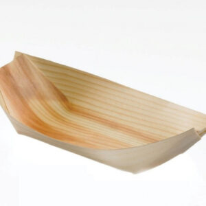 PIROGA IN LEGNO 9.5 X 5 X 1.5 CM 50 PZ