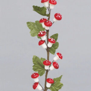 Rametto Con Funghetti Pvc In Busta 26 cm