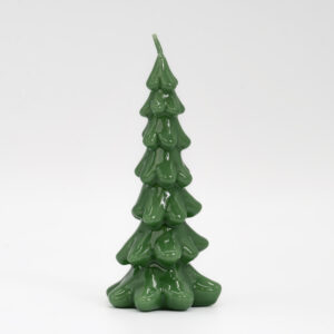 Candela Albero Colata Verde 10 x 21 cm Candela Albero Colata Verde 8 x 16 cm