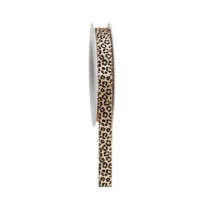 Nastro Leoprint Crema Nero 15 mm x 18 mt