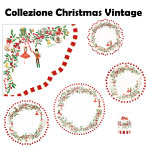 Collezione Tavola Natalizia Vintage