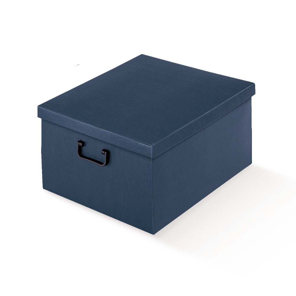 Scatola Tutto Apposto Juta Blu 340 x 500 x 250 mm Scatola Tutto Apposto Juta Blu 400 x 600 x 250 mm