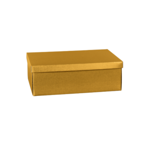 Scatola Fondo e Coperchio Easy Fibra Oro 380 x 260 x 130 mm