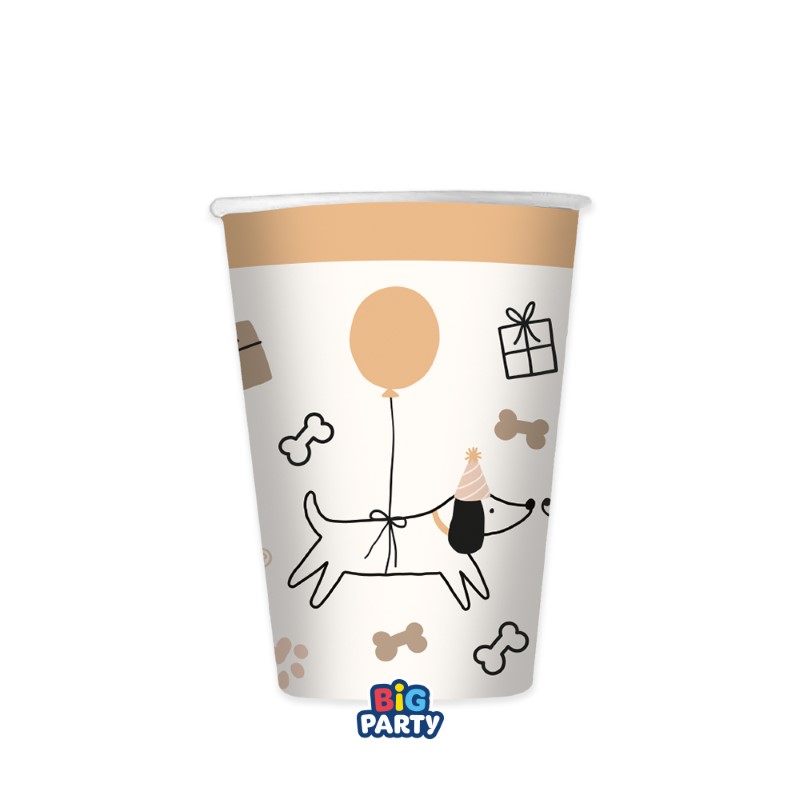 6 Bicchieri Pet Dogs 250 cc