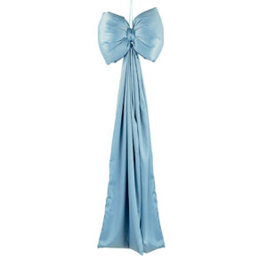 Fiocco Raso Azzurro Polvere da appendere 330 x 1300 mm