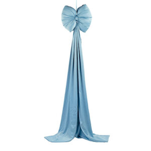 Fiocco Raso Azzurro Polvere da Appendere 410 x 2100 mm