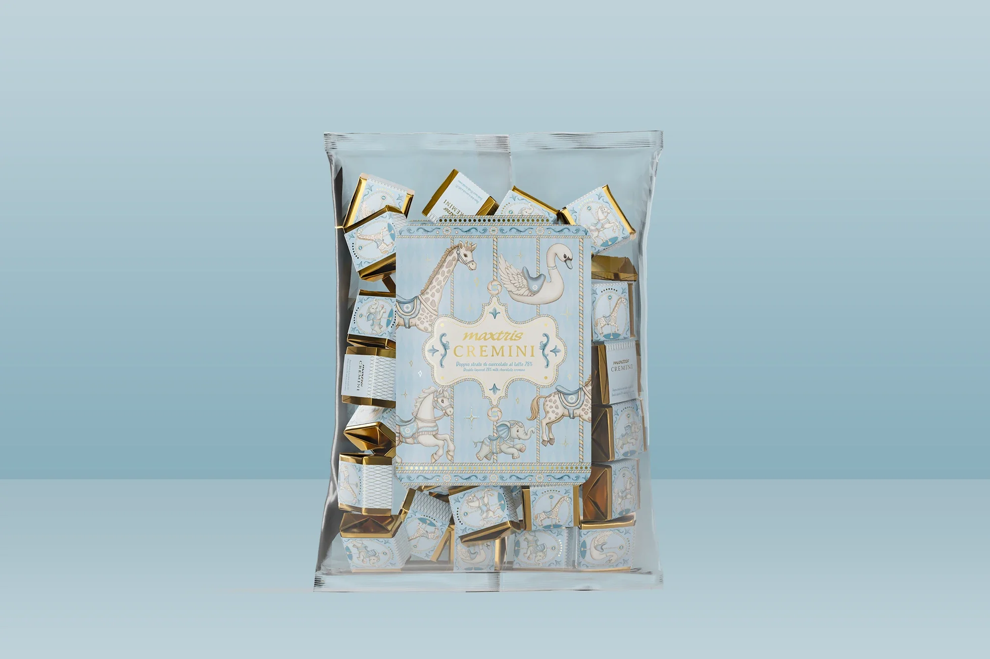 Baby Cremino Celeste Busta da 500 gr