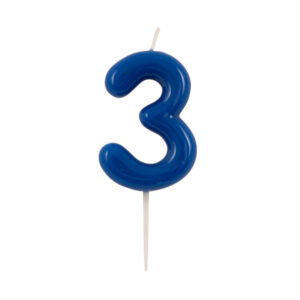 Candelina Glossy Blu Con Pick n 3 10.5 cm