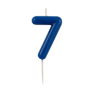 Candelina Glossy Blu Con Pick N 7 10.5 cm
