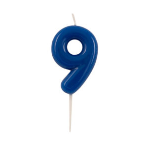 Candelina Glossy Blu Con Pick N 9 10.5 cm