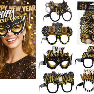 6 Occhiali Capodanno Assortiti