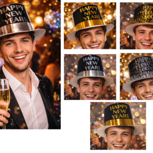 5 Cappelli Capodanno assortiti
