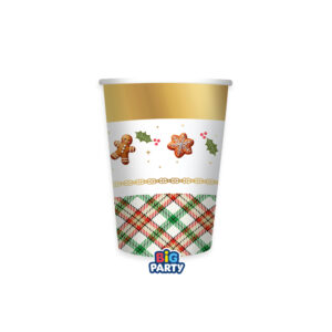 6 Bicchieri Tartan Gingerbread 250 cc
