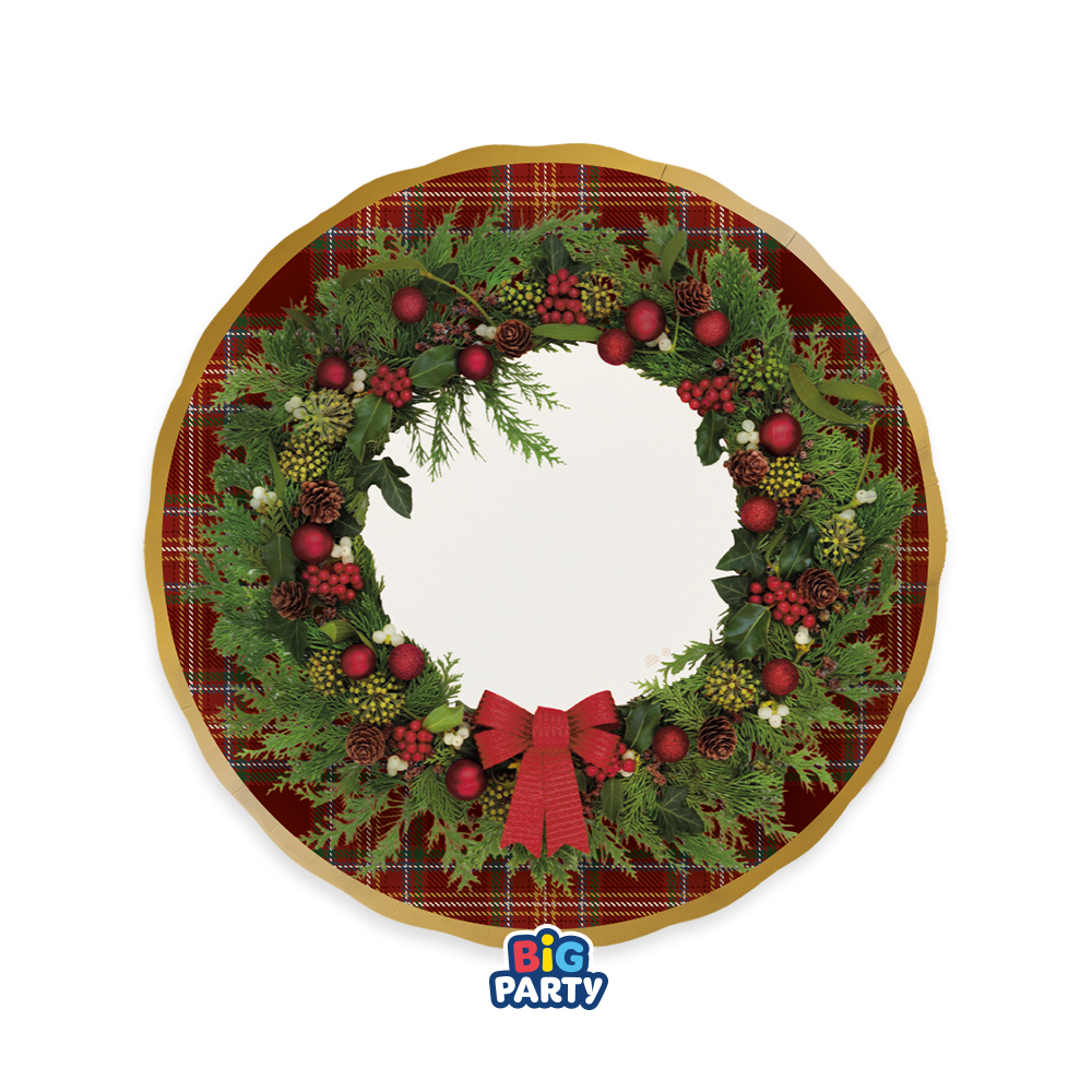 6 Piatti Fondi Classic Tartan 24 cm